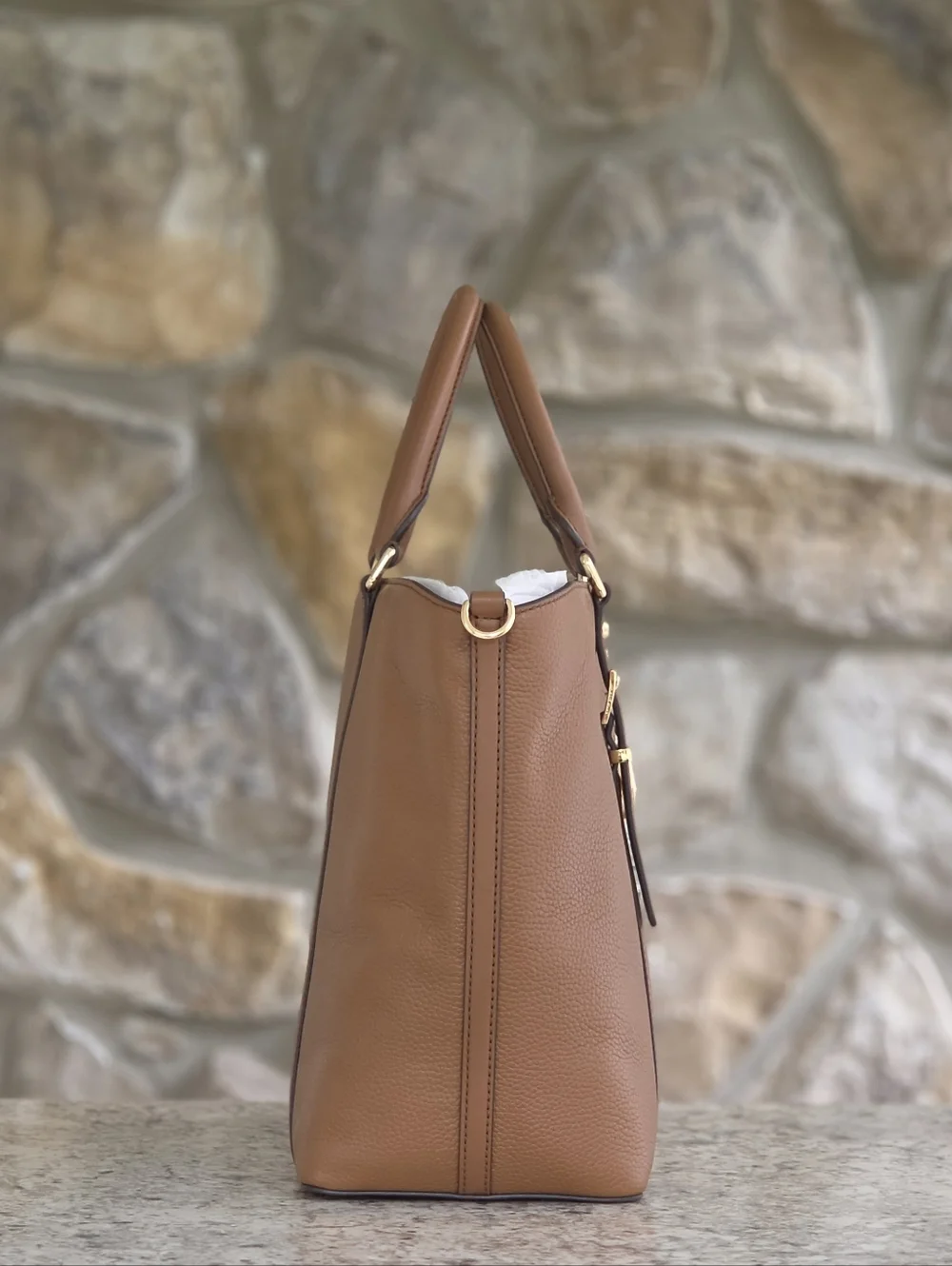 Michael Kors Bedford Legacy Large Brown Tote